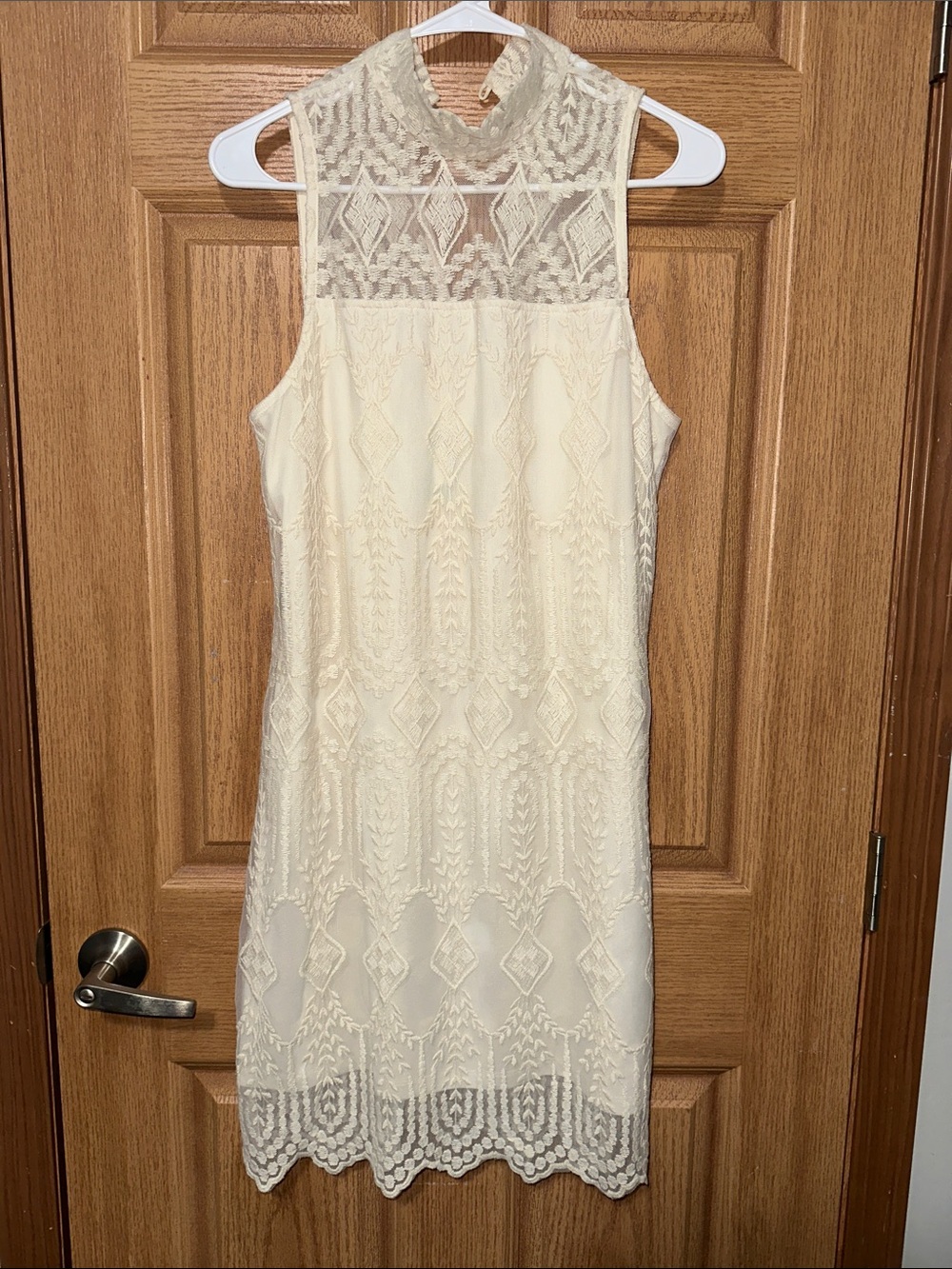 NWT Maurices Lace Cream Dress